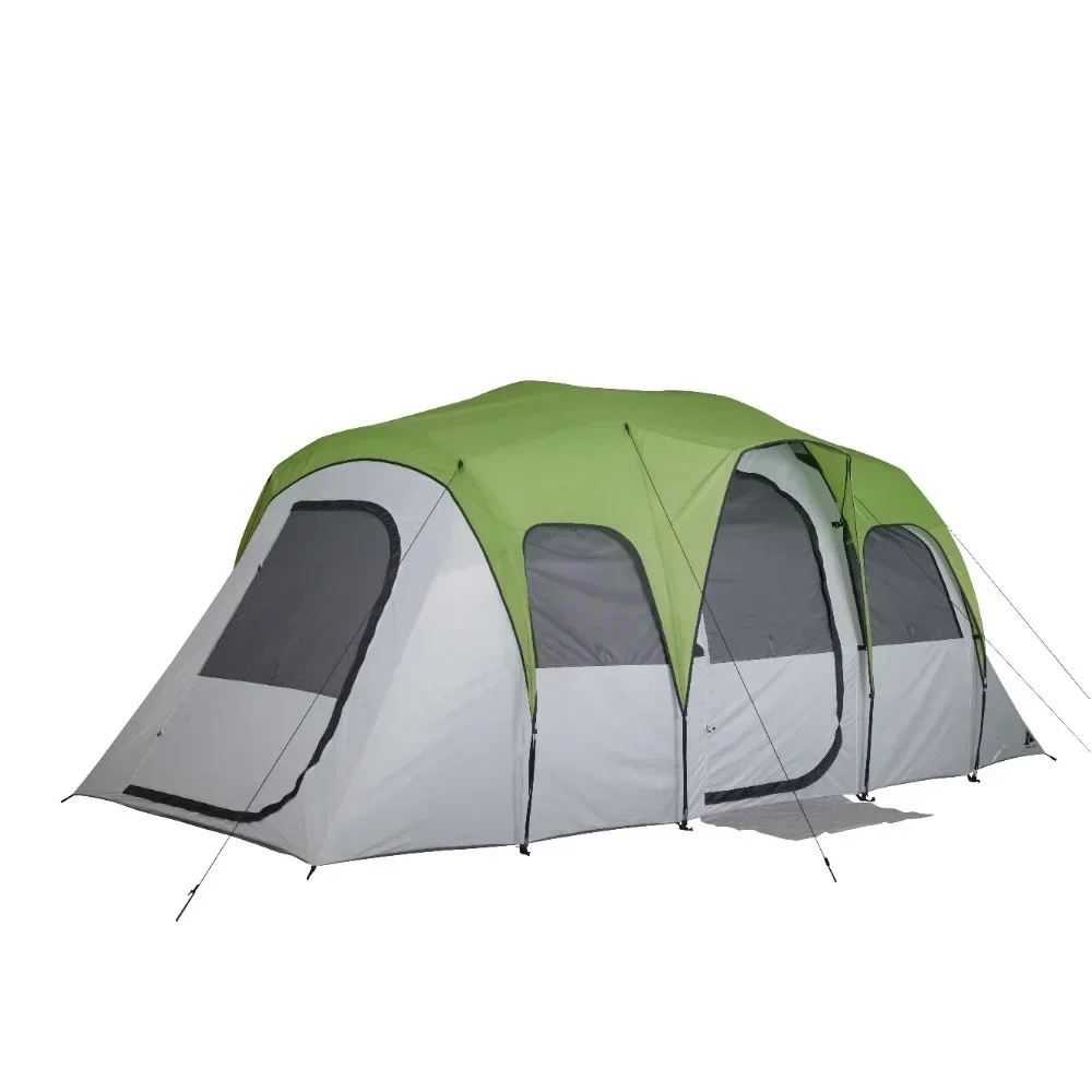 

Ozark Trail Camping Supplies 8 Person Tent 16' X 8' X 78" Clip & Camp Family TentFreight Free Nature Hike Tents Shelters Hiking