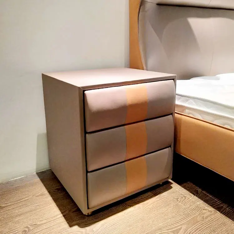 

Luxury 3 Drawers Cabinet Bedside Table Contemporary Night Stand Nightstand Bedroom Furniture Wooden Home Furniture PANEL,PANEL
