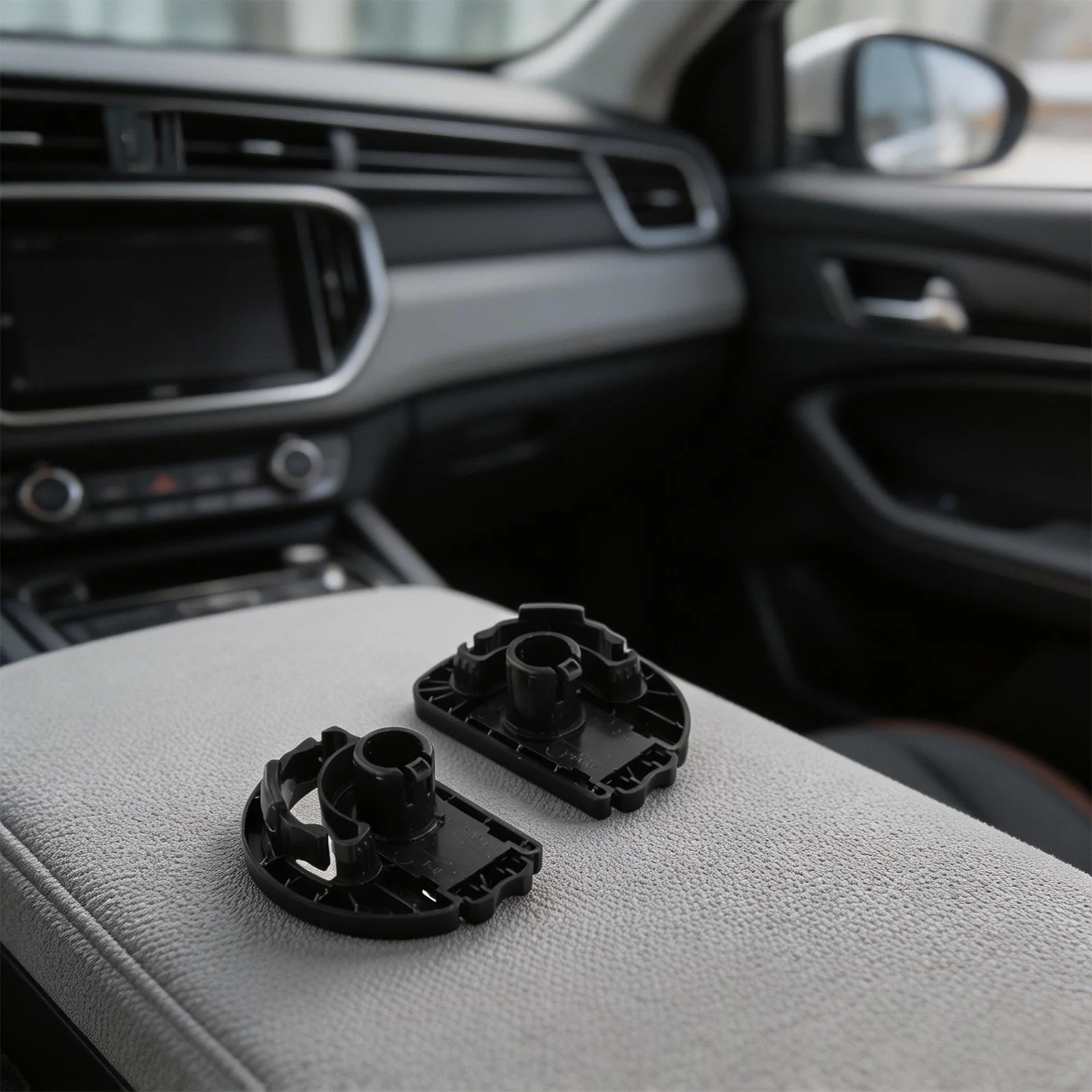 

2pcs Car Left Right Front Armrest Bracket Seat Adjustment Plastic Seat Mount Support Fit For 307, For 405, For 406 8969RA 8969RG