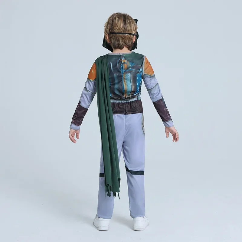 Kinderjongen Beloning Jager Boba Fett Cosplay Kids Fancy-Dress Halloween Carnaval Cosplay Kostuum