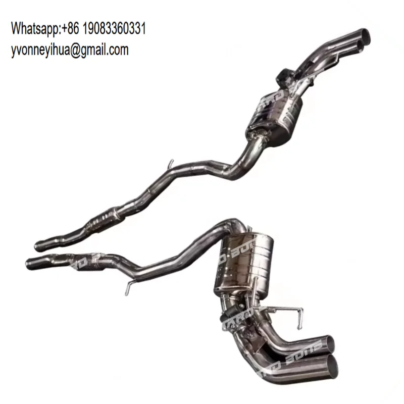 

Заводская кастомизированная выхлопная система Valvetronic из нержавеющей стали для Mercedes Benz AMG S63 S65 C217