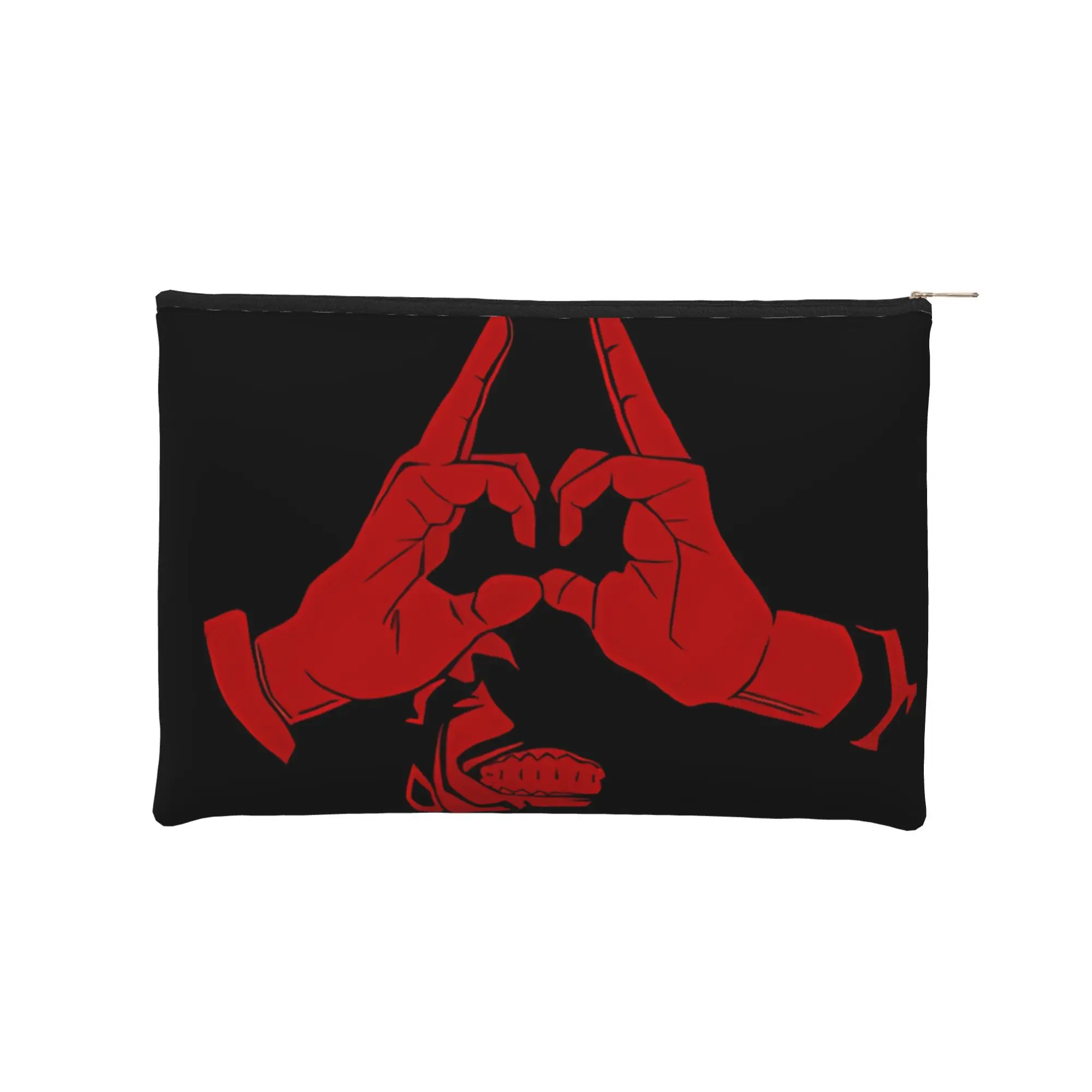 Stylish jJujutsu Kaisenn Copy Of The Monster Makeup Bag Toiletry Bag with Zipper Travel Cosmetic Pouch