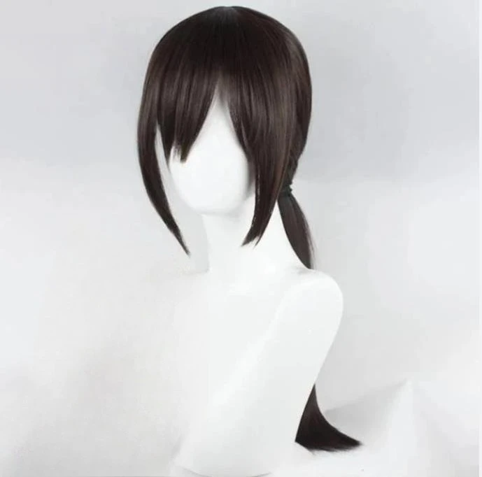 

Anime Ellie Brown Cosplay Wig Heat Resistant Synthetic Hair Cosplay Wigs with Bangs Halloween Party Wig