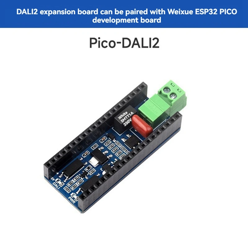 ESP32 Pico-DALI2 Expansion Board Onboard DALI Communication Interface Customized Control Of Multiple Groups Of Lights