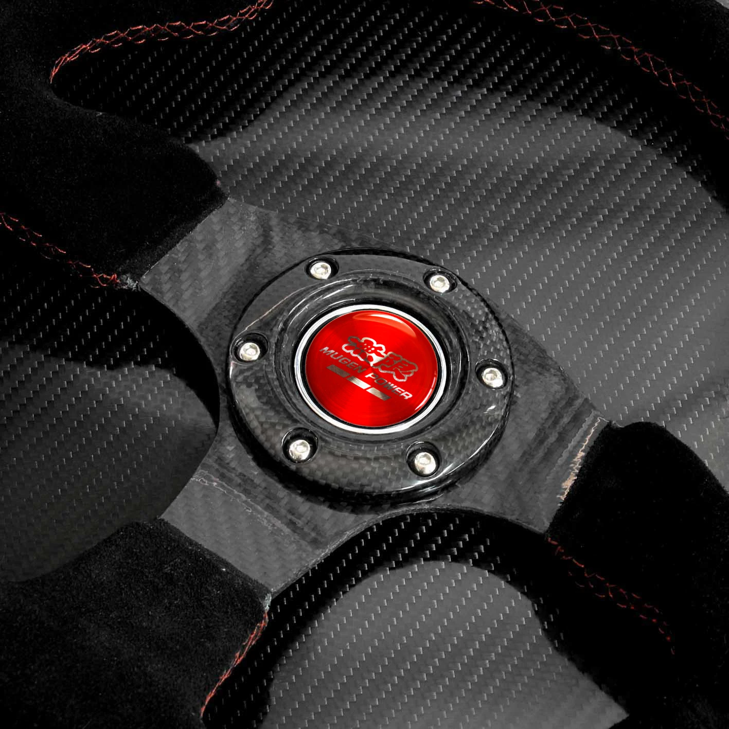 high quality Mugen Power Car Styling Racing Steering Wheel Horn Push Button Speaker Control Cover ABS Edge Cover Ring JDM