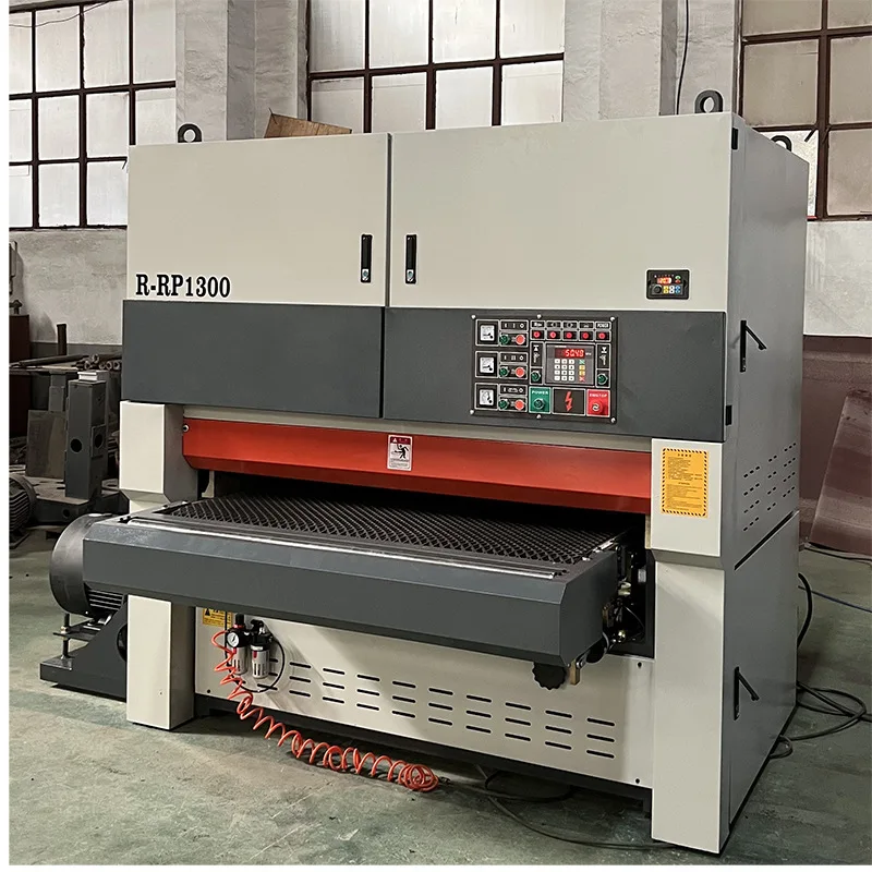 Woodworking automatic broadband heavy-duty sander, double-sided fixed-thickness fixed-ruler sander