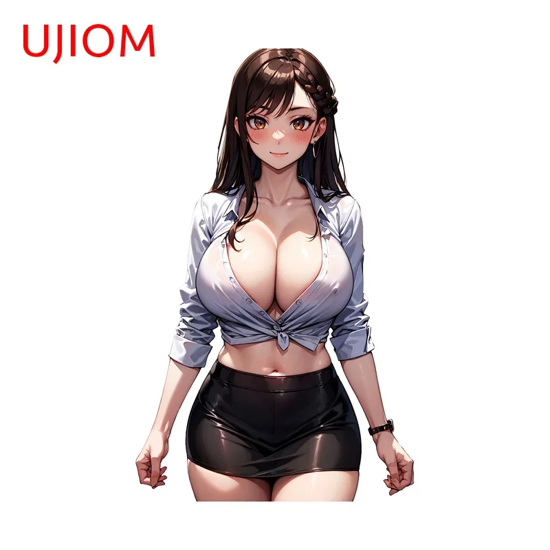 UJIOM NSFW Mizuhara Chizuru Huge Boobs Wall Sticker Eye Catching Adhesive Cupboard Decal Suitable For Veneer Murals Decoration