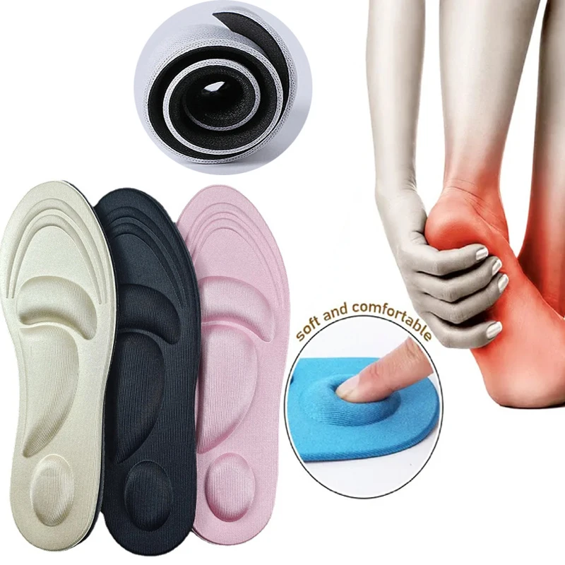 Einlegesohlen Arch Support 4d Orthese Frauen Männer Arch Support Einlegesohlen Sport Komfort Memory Foam Stoßdämpfer Einlegesohlen Fersen Fußpflege