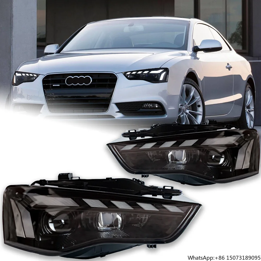 

Car Styling Head Lamp for A5 LED Headlight Projector Lens 2013-2016 RS5 Headlights S5 Front Drl Automotive Accessories