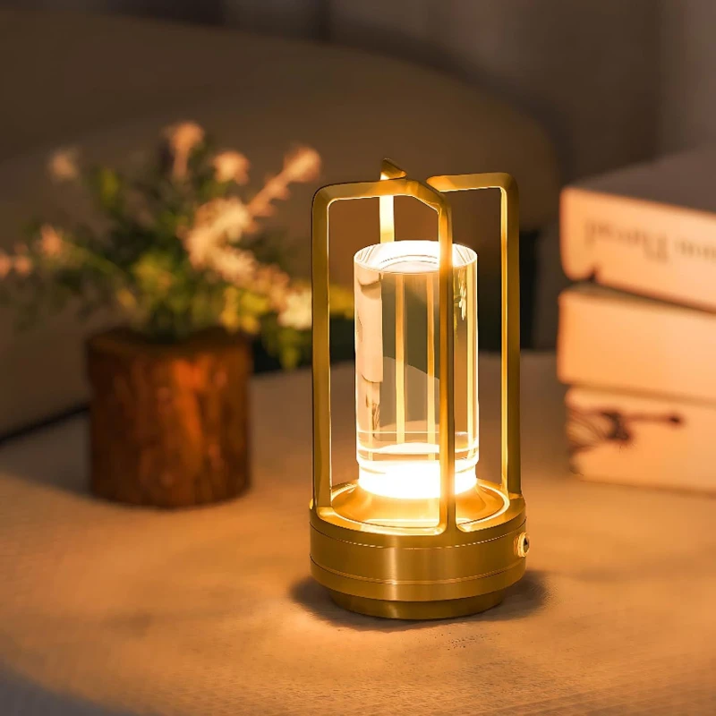 

Portable outdoor camping light led desk lamp creative charging night light bedroom eye protection bedside lamp