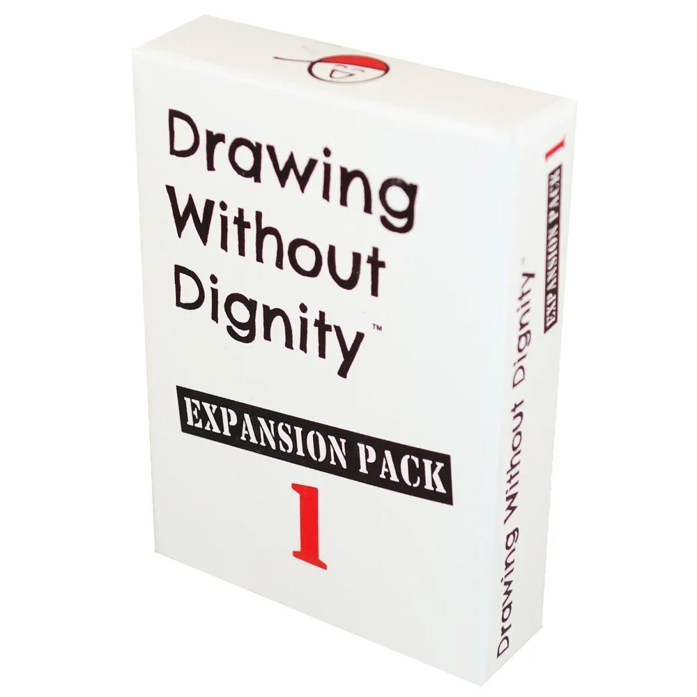 Drawing Without Dignity & Expansion Pack 1 COMBO PACK: Fun adult party game