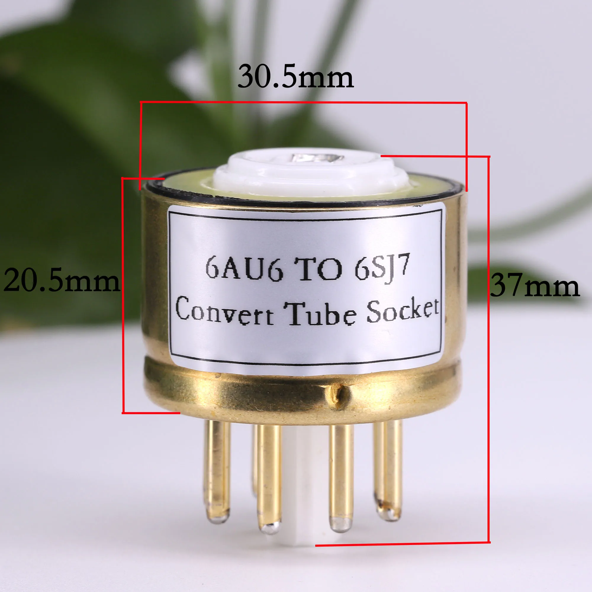 1 шт. 6AU6 (верхний) до 6SJ7 (низ) 7 контактов на 8 контактов трубка DIY аудио вакуумная трубка адаптер розетка преобразователь Бесплатная доставка
