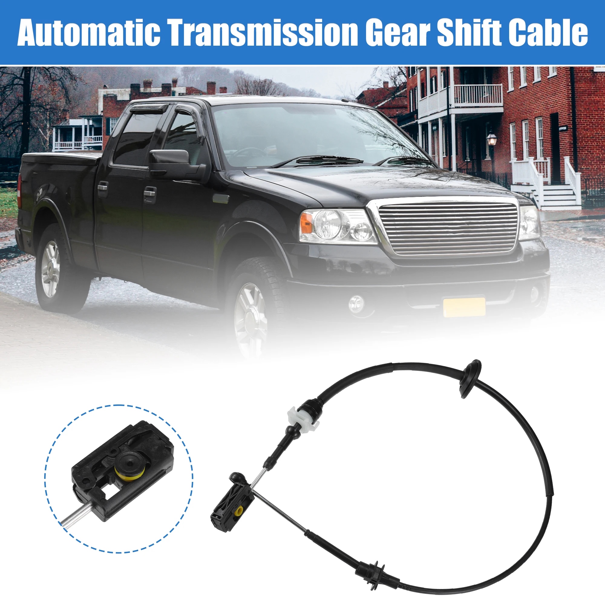 X Autohaux Auto Transmission Gear Shift Cable for Ford F-150 2005 2006 2007 2008 for Lincoln Mark LT 2005 2006 2007 2008 4.6L