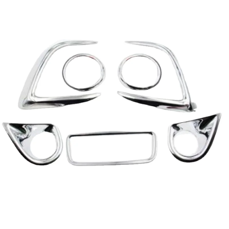 High Quality Car Styling For  ASX 2013 2014 2015 2016 Chrome Front/Rear/Tail Fog Light/Lamp Decoration Car Covers Trim