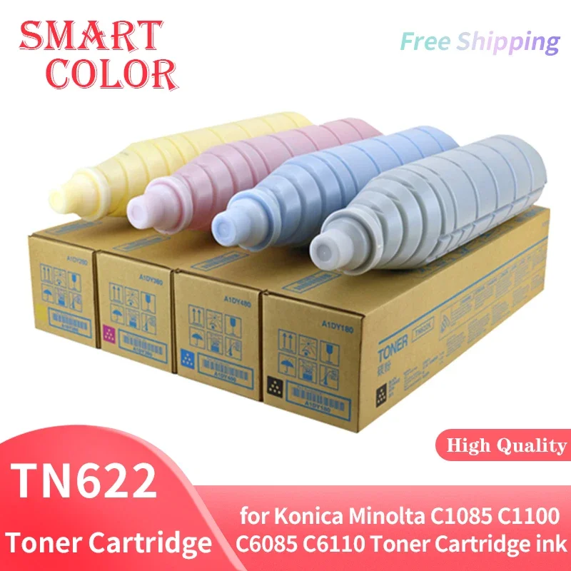 

Совместимый новый тонер-картридж TN622 для Konica Minolta C1085 C1100 C6085 C6110, тонер-картридж, чернила 1300 г