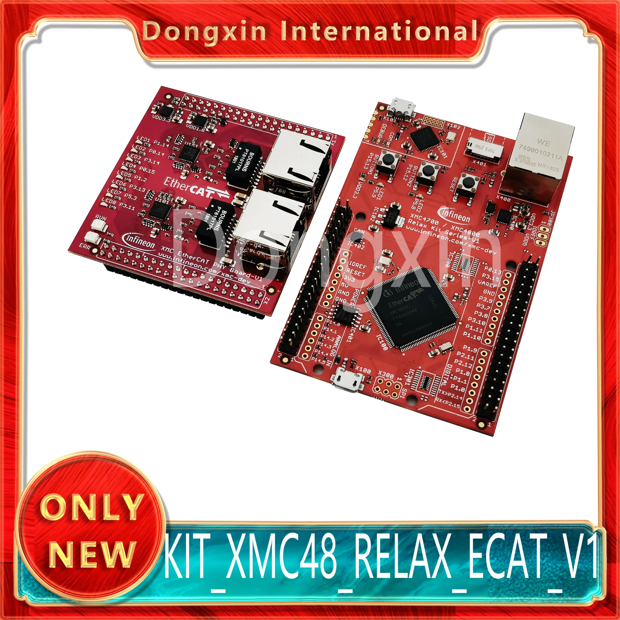 

KITXMC48RELAXECATV1 TOBO1 XMC4800 EtherCAT Kit Development Board