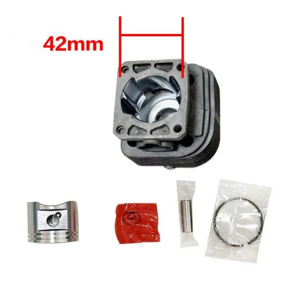 Kit Pistone E Cilindro 40/42/44mm Per Decespugliatori Stihl FS400 FS450 FS480 | Ricambio Trimmer, Include Cilindro, Pistone, Anelli E Perni
