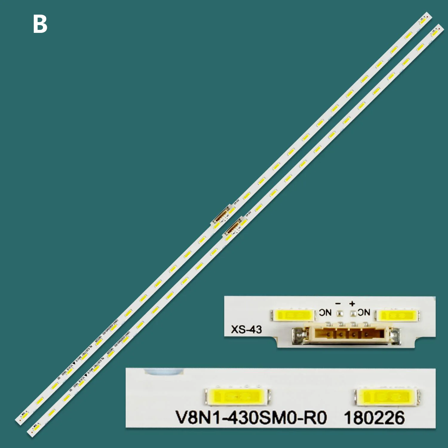 

Лента светодиодной подсветки для Samsung UE43NU7402U UE43NU7400S UE43NU7400U UE43NU7400S UE43NU7199U UE43NU7195U UE43NU7192U