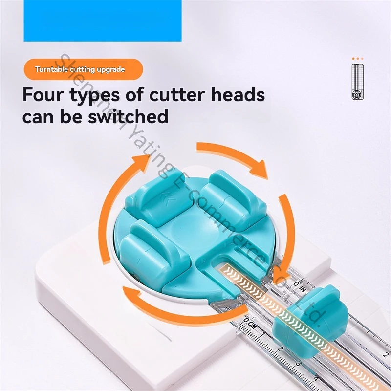 Four-in-one Paper Cutter, Small Paper Cutter, Paper Trimmer Cutting Multi-functional Handbook Artifact