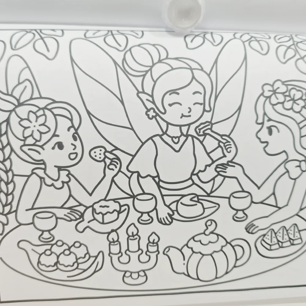 Coloring Book for Relax & Relaxation - Scale Pages With   Elf Angel Girl Characters, Thickened Non-Transparent Paper, High-Qual