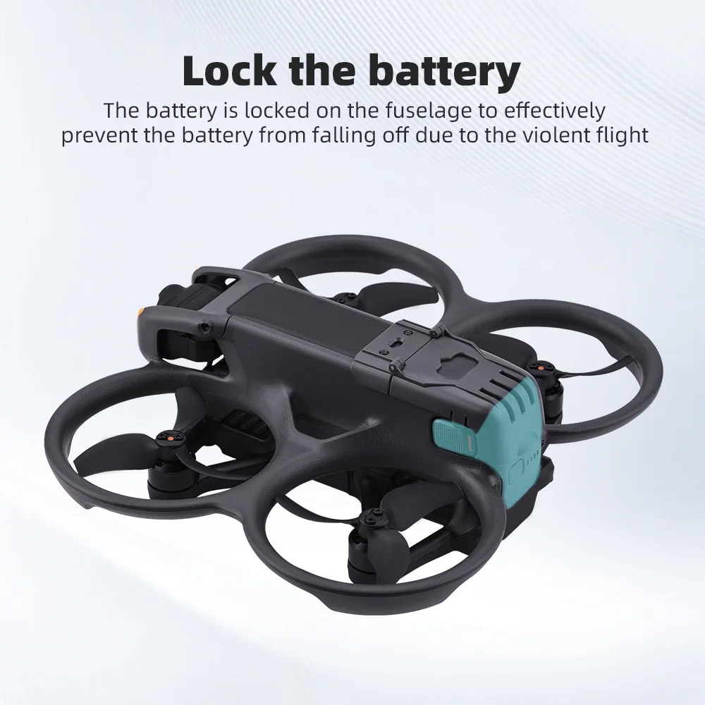 For DJI Avata 2 Battery Anti-Release Buckle Drone Camera Protector Holder Lock-up Buckle Clip Anti-Falling Shell For Avata 2 Set