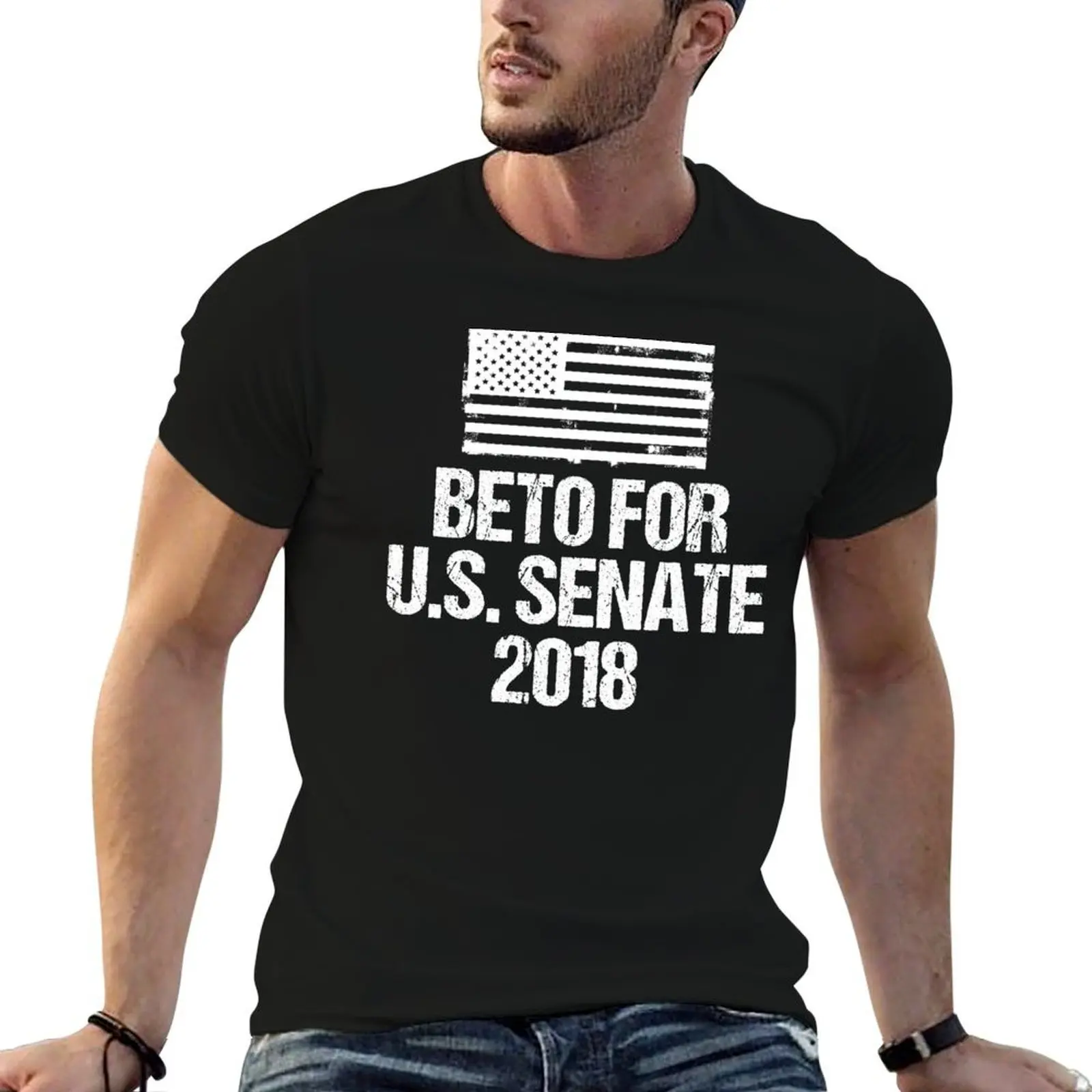 T-shirt Beto pour le Sénat américain 2018, t-shirt de sport léger et basique