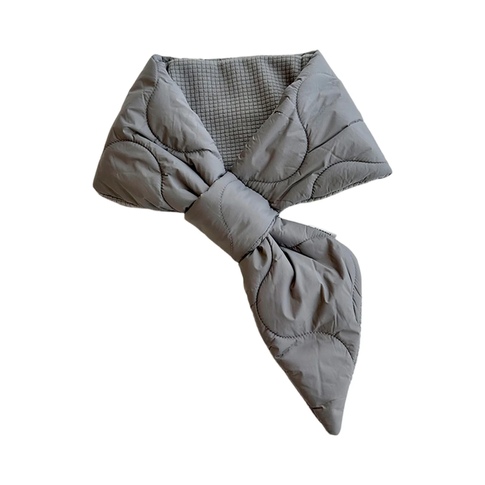 Elegancki, ciepły szal z piórami, wiatroodporny, w stylu koreańskim, puchowy szal na szyję, ochrona szyi, jednolity kolor, termiczny szalik dla dziewczyn.