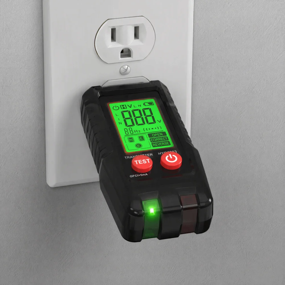 Handheld Receiver Circuit Breaker Finder Digital Display Automatic Detection Outlet Wiring Tester Branch Line Review for US Plug