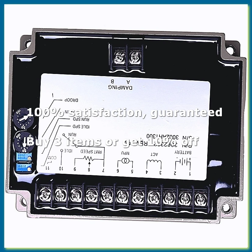 ●3062322 Generator Speed Controller Speed Stabilizer Electric Governor Engine Control Circuit Board Module Genset Part-ABFB