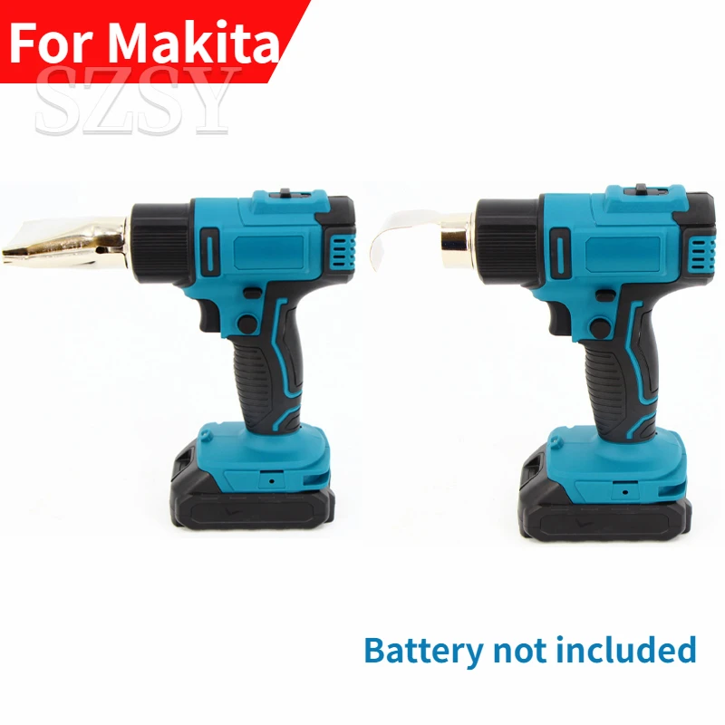 

Heat Gun Cordless Hot Air Gun Industrial Handheld Electric Heat Gun Temperatures Adjustable For Makita 18V Battery no battery