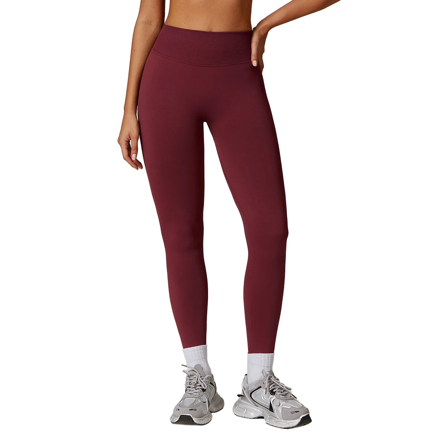 

Бесшовные узкие брюки для йоги Maxdutti Peach Hip, облегающие талию, для бега, быстросохнущие, для фитнеса, женские брюки и штаны