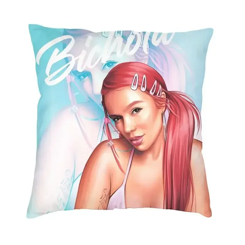 Manana Sera Bonito Colombian Music Singer Karol G Throw Pillow Case Decor Home Nordic Cushion Cover Soft Pillowcase 45x45cm