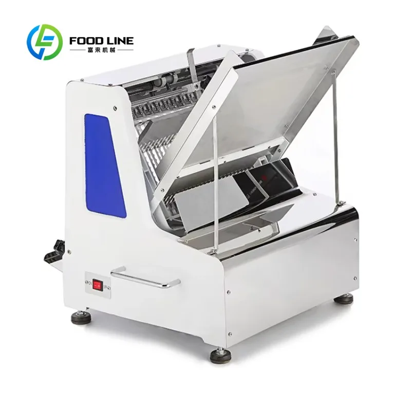 Commercial Electric Automatic Bread Slicer Machine Stainless Steel Blades For Bakery Restaurant Toast Customized Wholesale