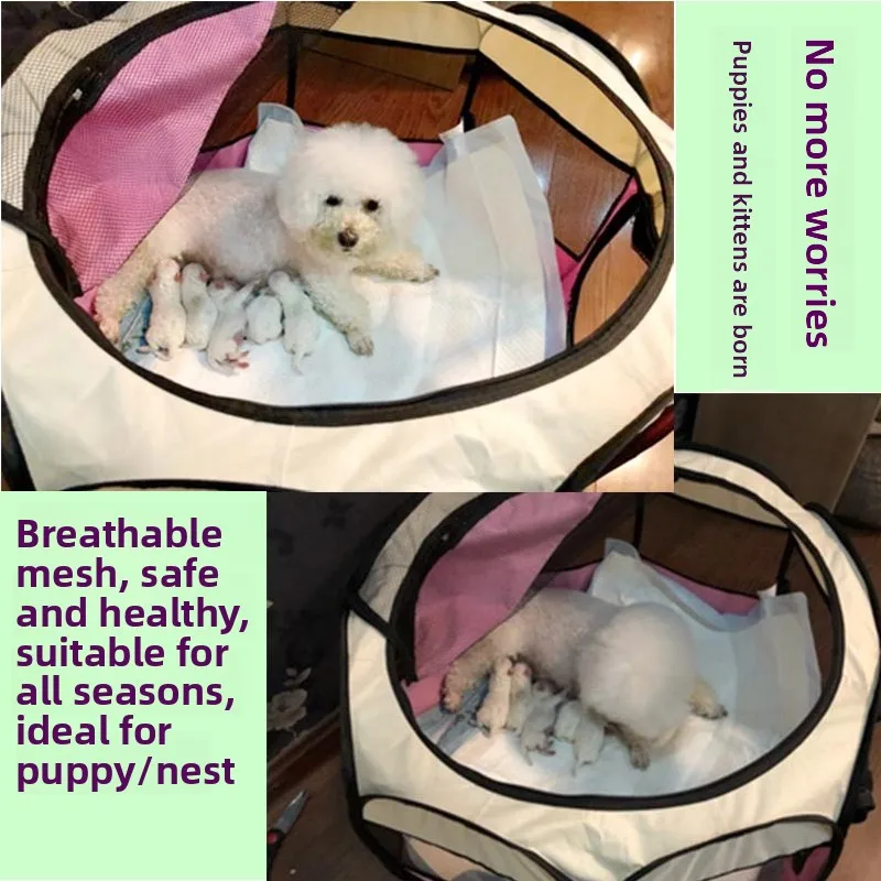

Large Dog very Box Birthing Kit Full Set Pregnant Dog Nest very Bed Functional Scene Home Use Dog Supplies
