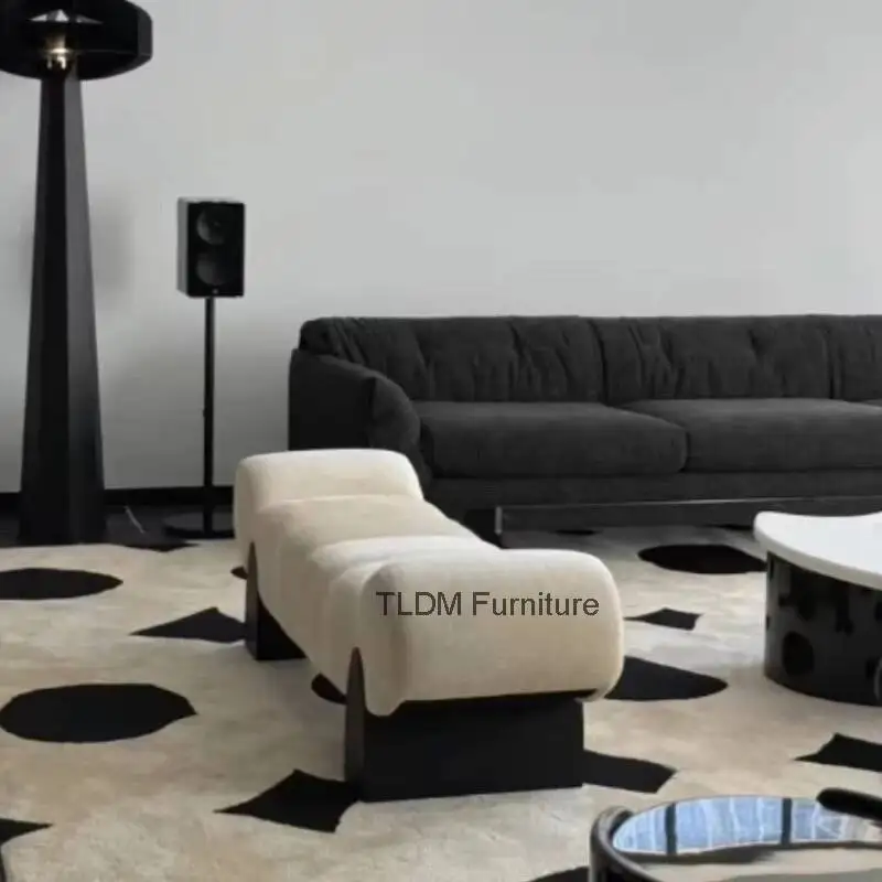 Store Designer Bench High-end Bedroom Creative Bench Home Simple Leisure Clothing Living Bench Room Sofa Bedroom Bed End Stools