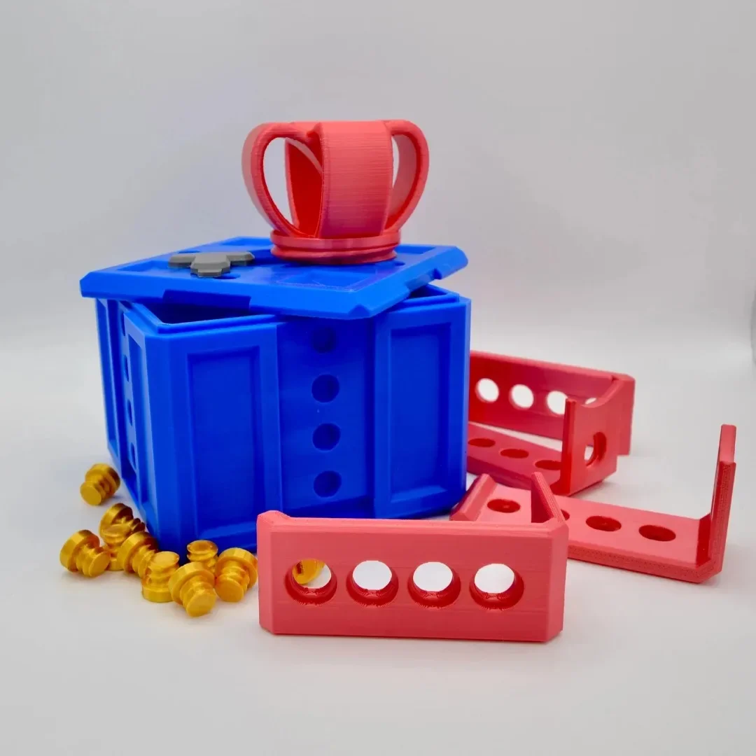 2025 New Large 3D Printed Screw Box Prank Gift Annoying Christmas Prank Box with Money Card Container image 5