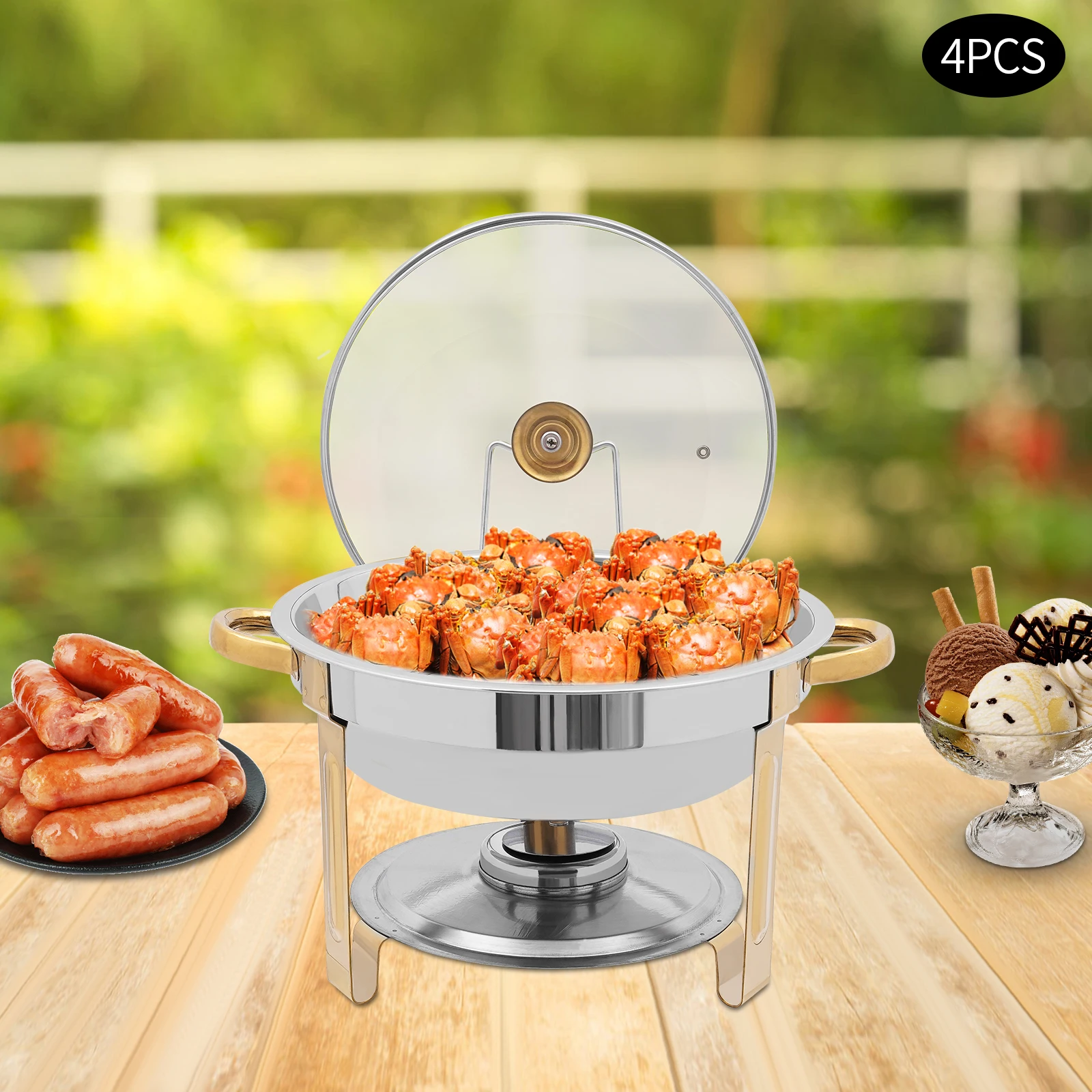 Réchaud, ensemble de buffet de réchaud, ensembles de réchauds de buffet