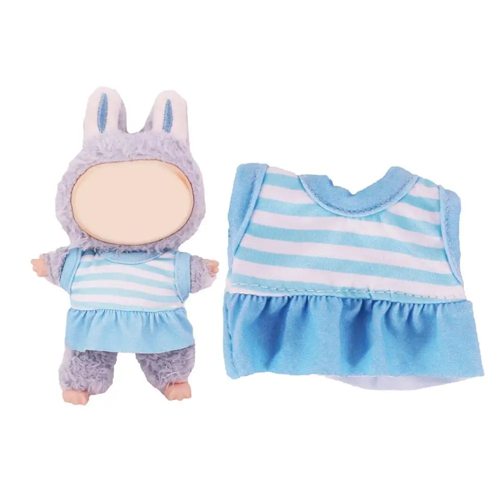 17cm Doll's Clothes For Labubu Cute Mini Swimsuit Outfit Clothing Accessories Holiday Gifts For Labubu Doll Changing Clothes
