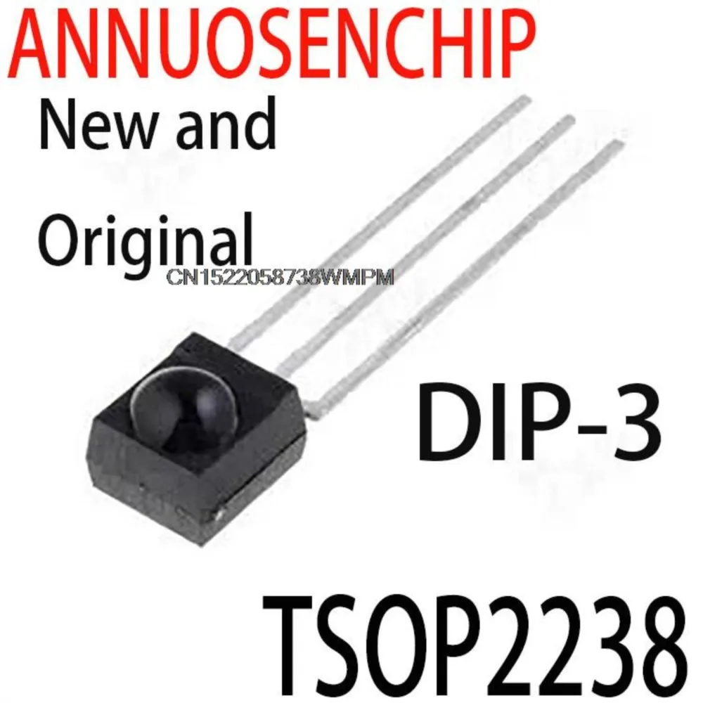 

Receiver Module 50PCS New and Original TSOP2238NN1 V2238 4.5T0 5V 1.5MA 38KHZ 35M DIP-3 TSOP2238