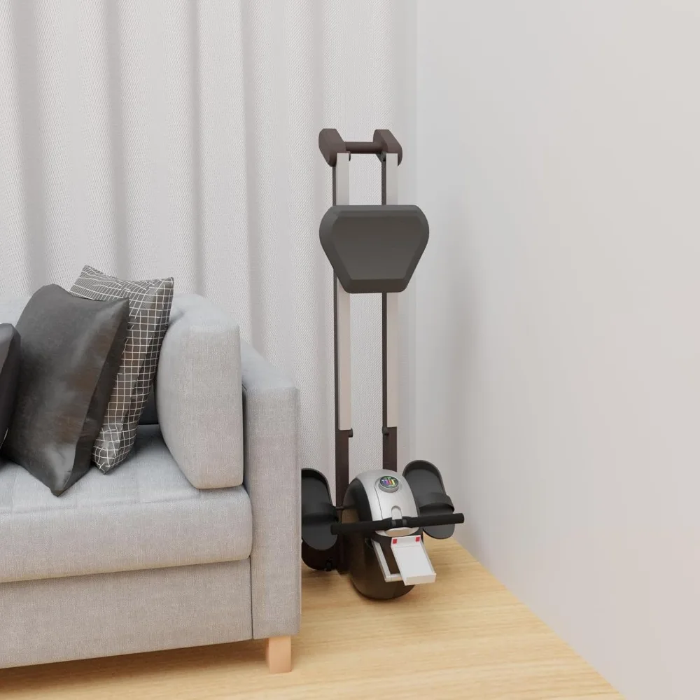 Full-Body Fitness Rowing Machine with Adjustable Resistance for Personalized Home Workouts and Lightweight Design