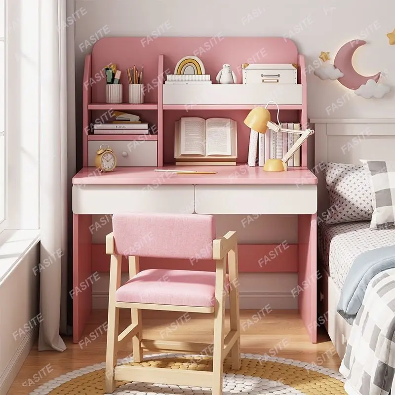 

Desk bookcase bookcase integrated desk learning writing desk home bedroom computer desk