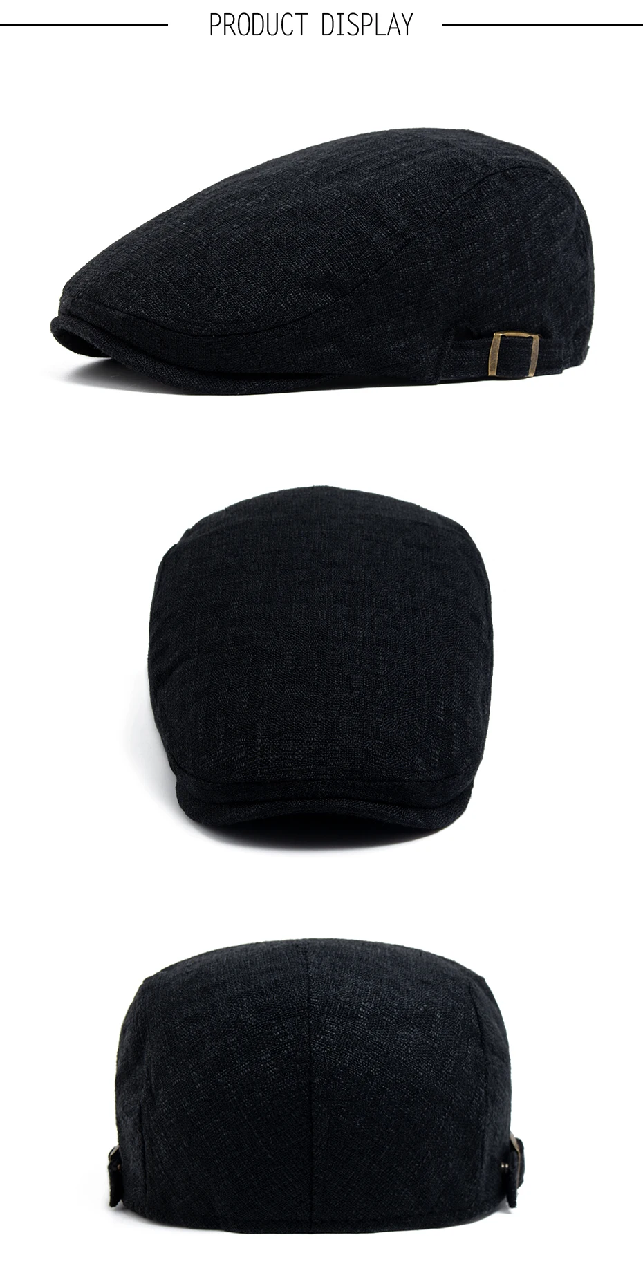Neue Sommer Dünne Zweireiher Baskenmütze Mode Männer Vintage Visier Flache Kappe Frauen Hut Berets Für Casual Unisex Boina – Detail 4