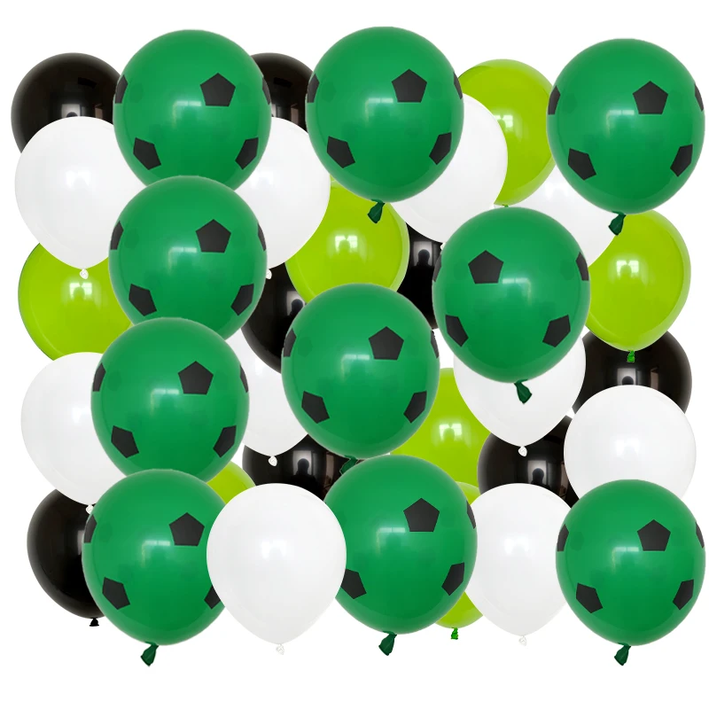 40 stücke 12 zoll Verdicken Fußbälle Fußball Latex Ballons Geburtstag Party Dekoration Kinder kinder Spielzeug Fußball Thema party