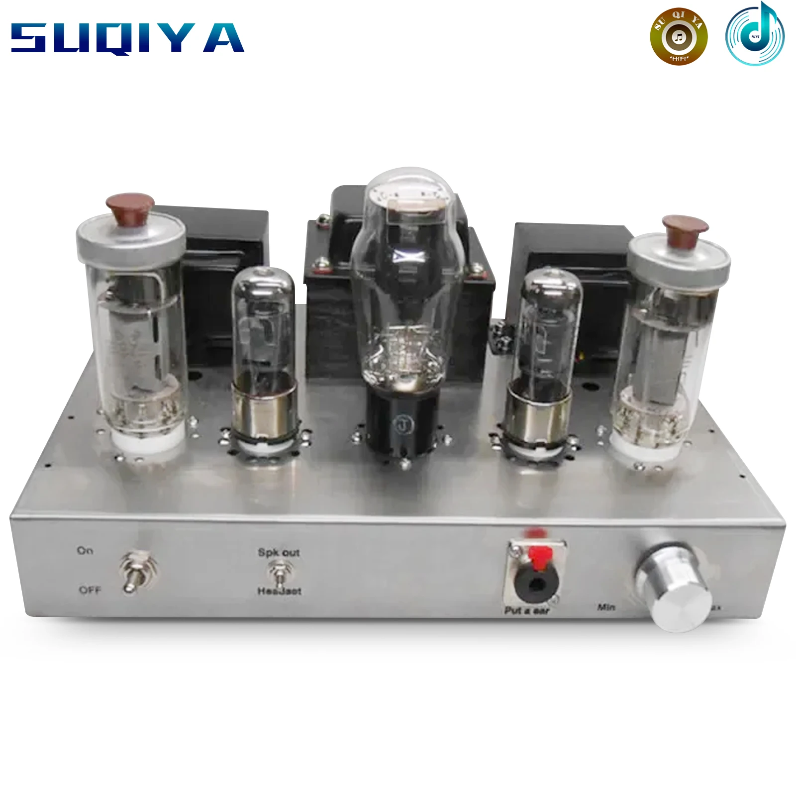 

Handmade scaffolding 220V 10W + 10W 5z3p 6j8p fu50 300B vacuum tube amp Single-end Class A HiFi audio integrated Amplifier