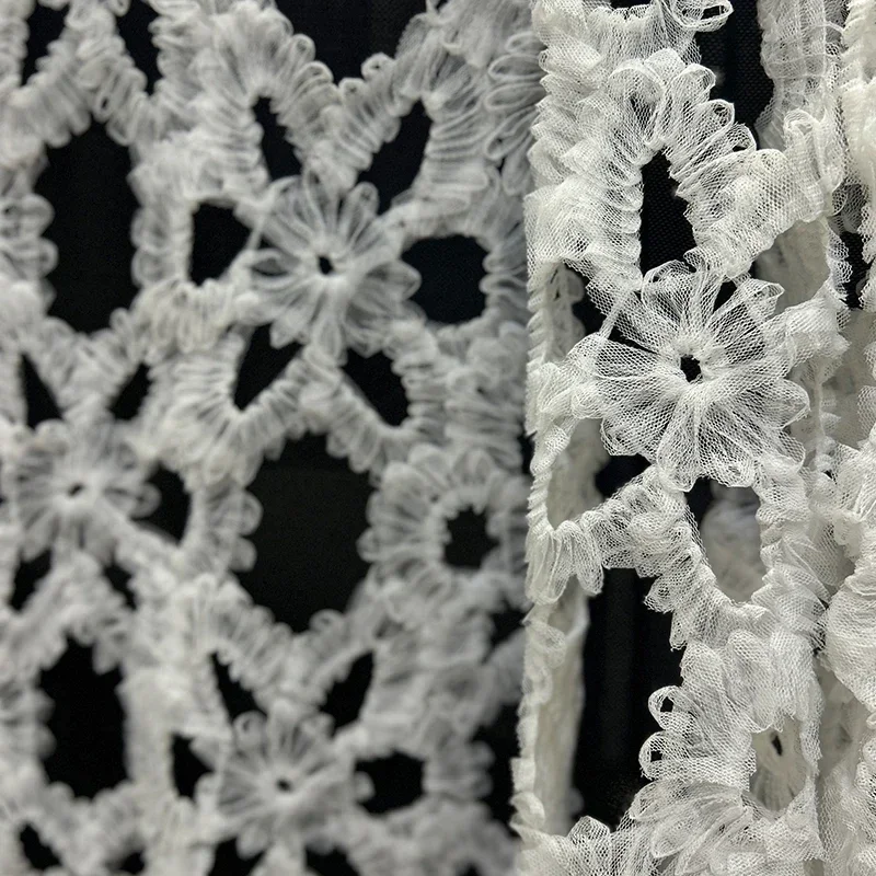 オリジナルの刺繍メッシュ生地,レース刺fabric,透かし彫りの遠近法,ウェディングドレス,デザイナー,クリエイティブ,日曜大工,メーターによる縫製