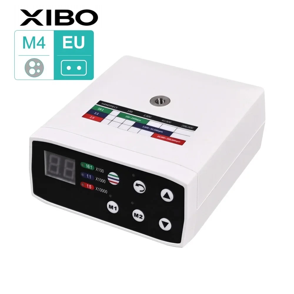 XIBO Dental Electric LED Micro Motor Brushless Internal Spray Micromotor Dentist Low Speed Handpiece Dentistry Equipment
