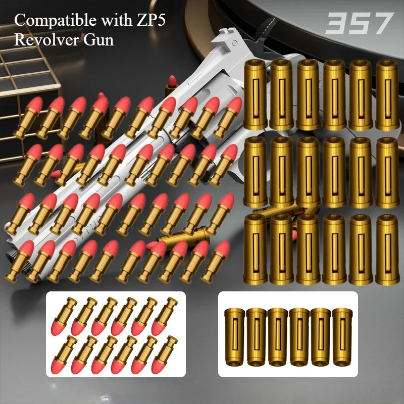 Kids Outdoor Yard Games - YR Continuous Shooting ZP5 357 Revolver