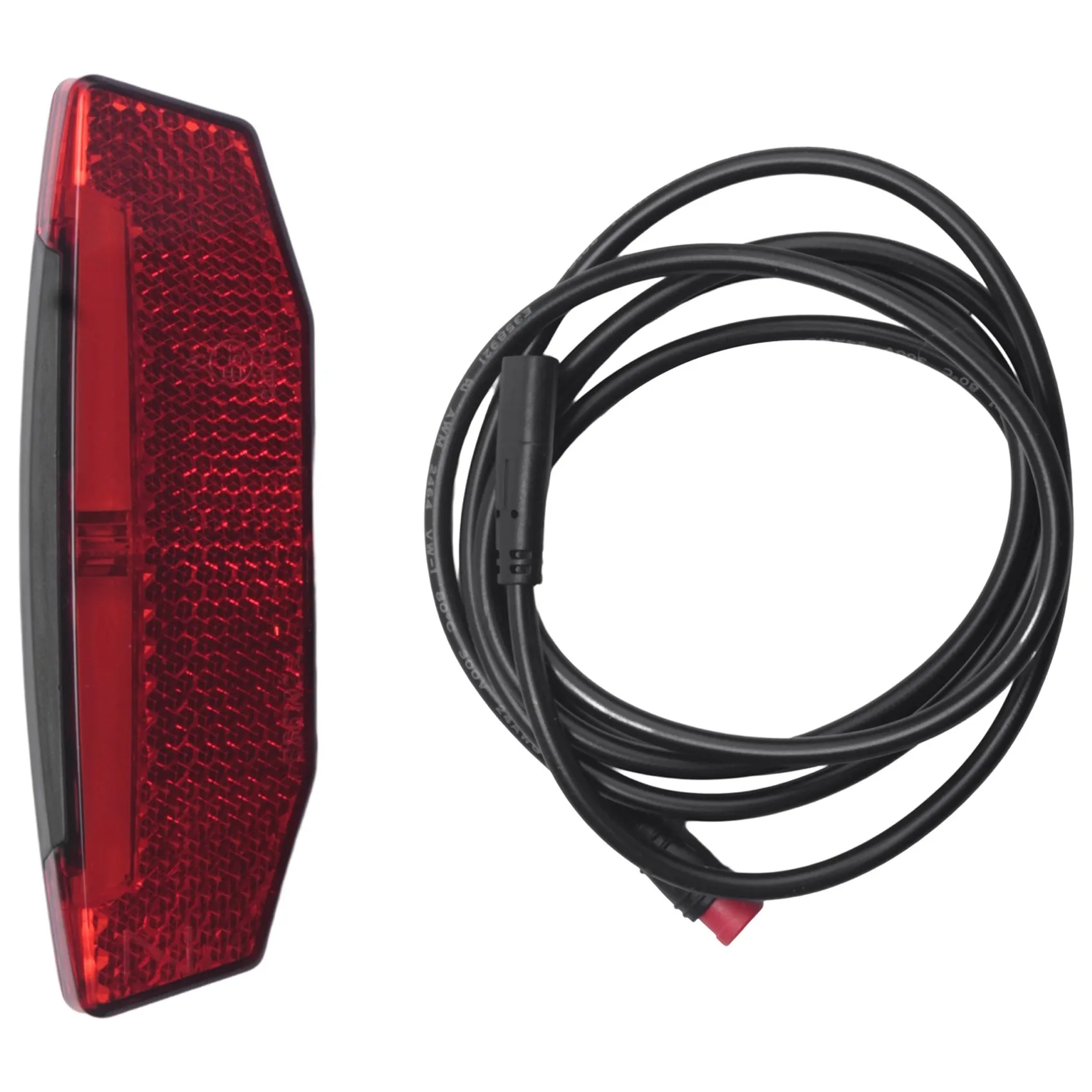 6V-60V Electric Bike Rear Light/Tail Light LED Warning Rear Lamp for E-Scooter Ebike Taillights Waterproof Connector