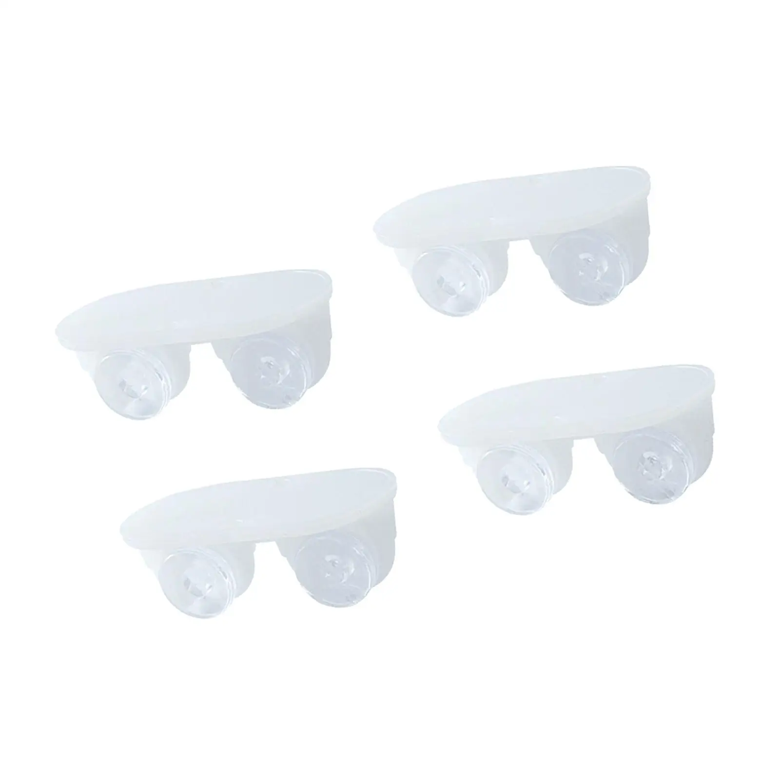 쓰레기통 서랍용 소형 캐스터 휠 자체 접착 롤링 피트 4개