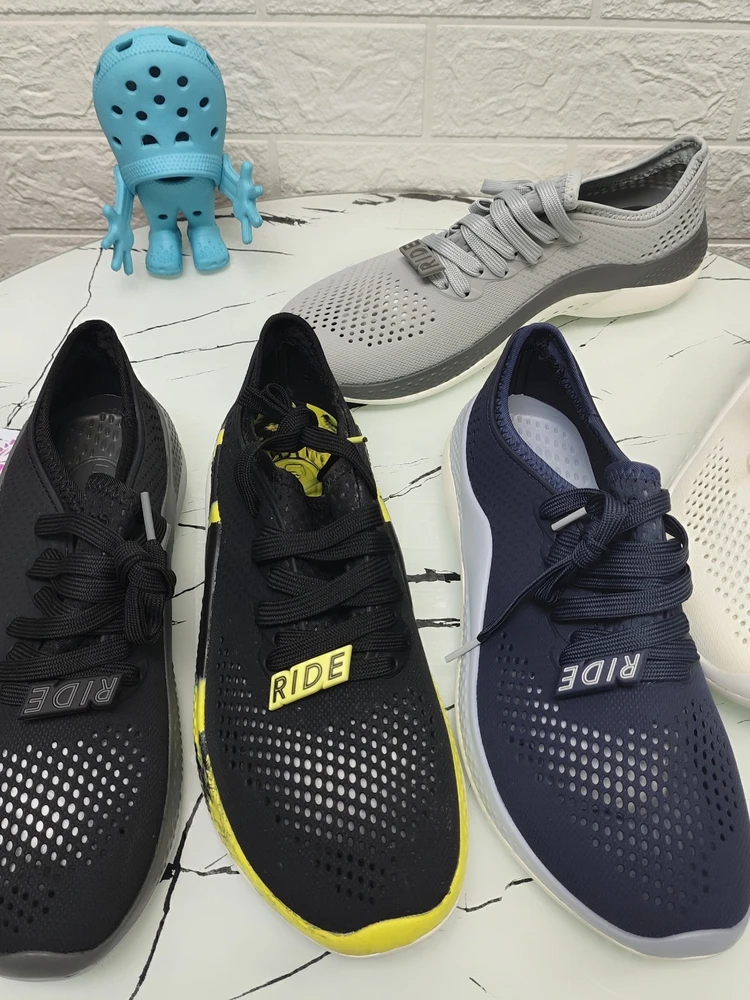 

Новые повседневные уличные кроссовки Literide360 для мужчин и женщин на шнуровке с дышащим перфорированным дизайном, летние прогулочные кроссовки на плоской подошве